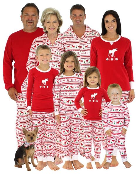 Dolphin&Fish Matching Family Christmas Pajamas Sets Holiday .